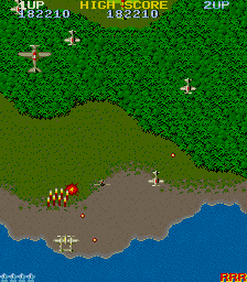 Gameplay screen of 1942
